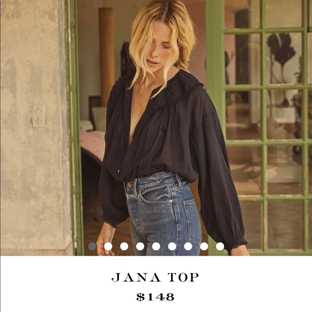 Dôen Jana Top, Black size XS